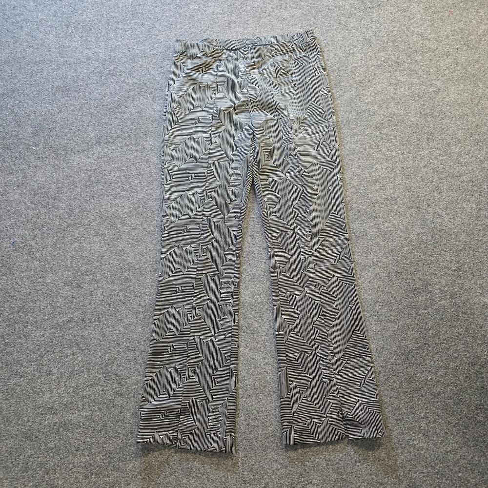Clara Sun Woo Pants Womens Size Small Black Flare Leg Stretchy Pull On Casual
